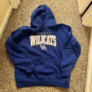 Vintage Kentucky Wildcats Hoodie Sweatshirt Mens Large Blue